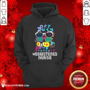 Alternative view of Off Duty Save Yourself Registered Nurse Shirt