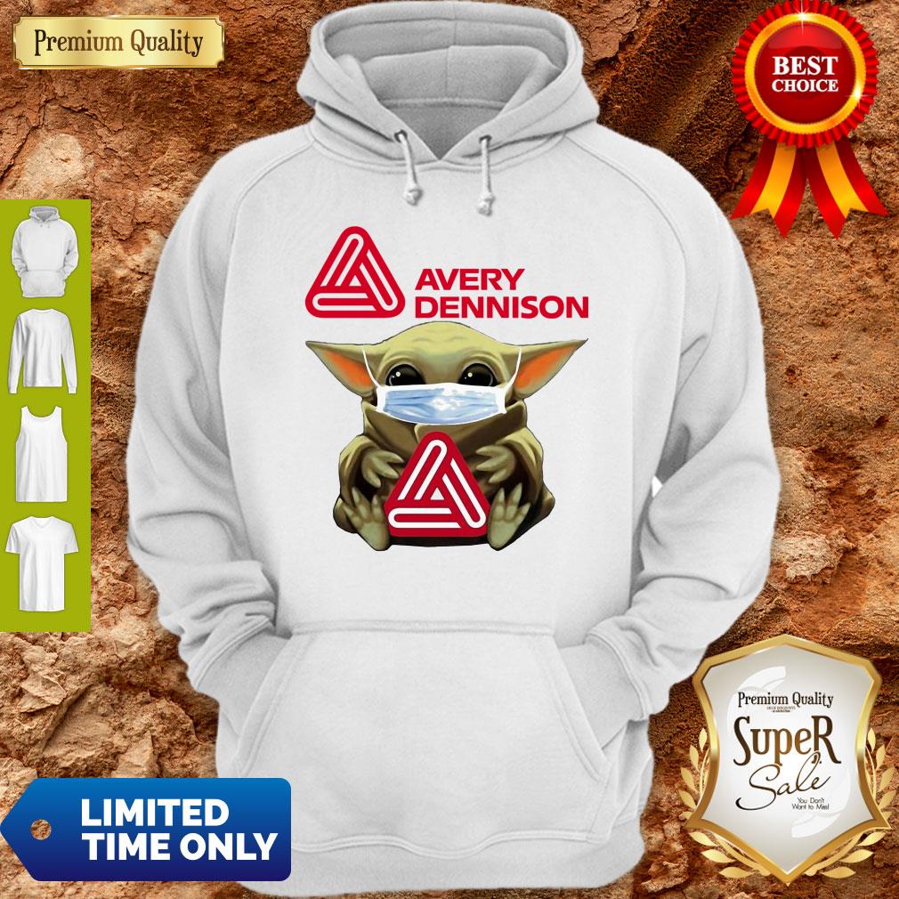 Top Baby Yoda Face Mask Hug Avery Dennison Shirt - Image 2