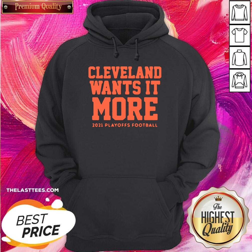 Top Cleveland Wants It More 2021 Playoffs Football Shirt - Image 2