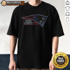 Nice Bud Light New England Patriots T-Shirt