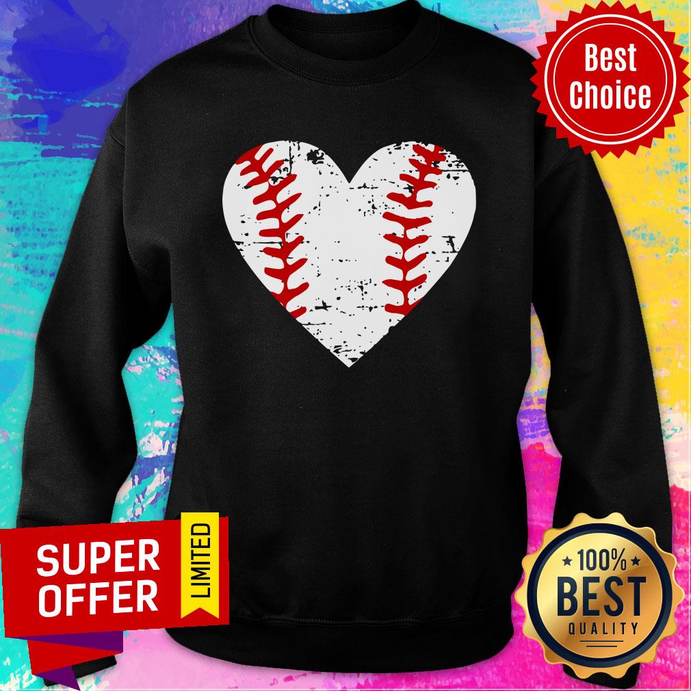 Nice Heart Baseball Shirt - Image 4