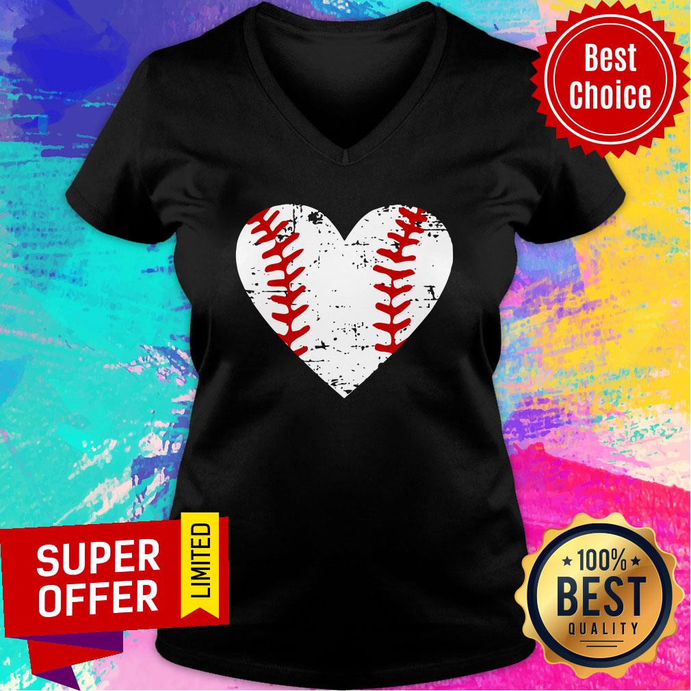 Nice Heart Baseball Shirt - Image 5