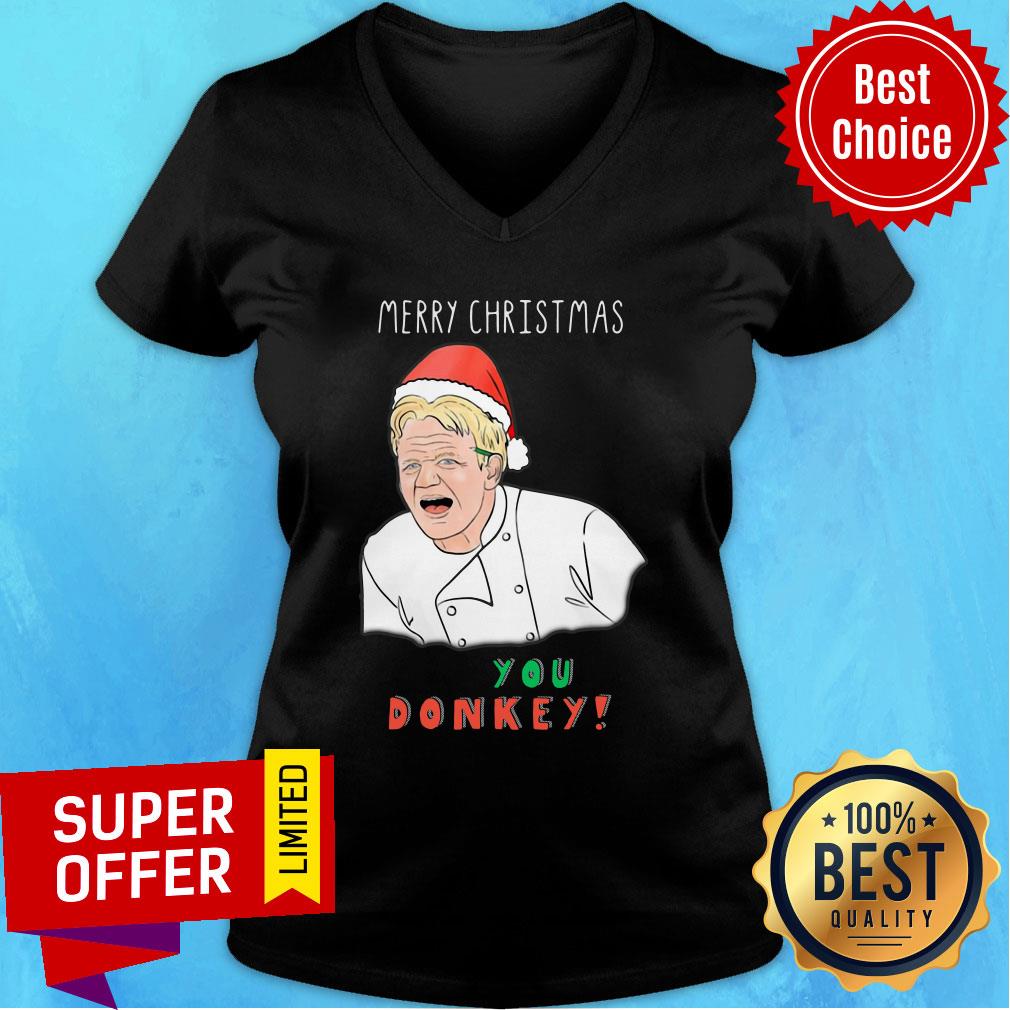 Top Gordon Ramsay You Donkey Christmas Shirt - Image 3