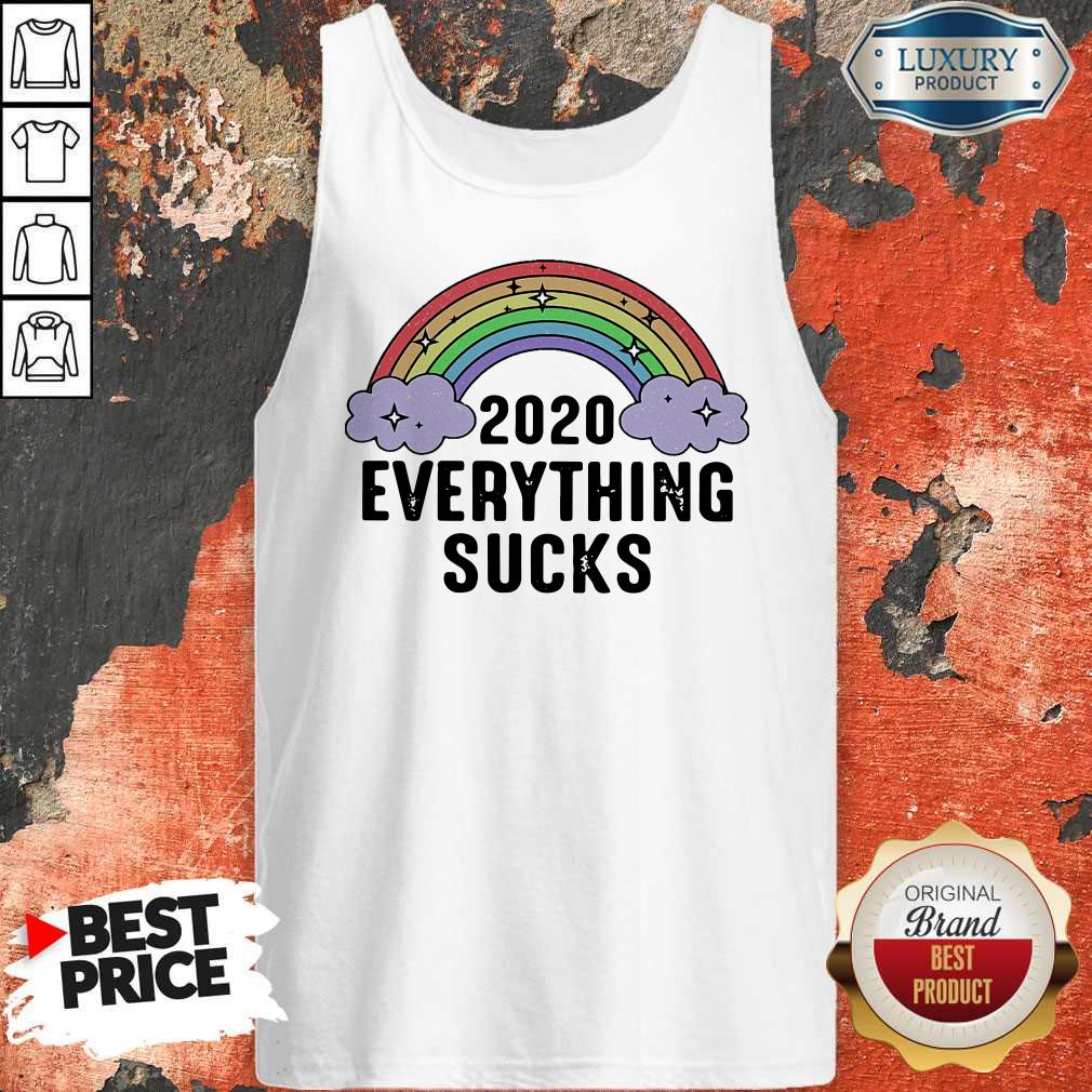 Top Rainbow 2020 Everything Sucks Shirt - Image 4