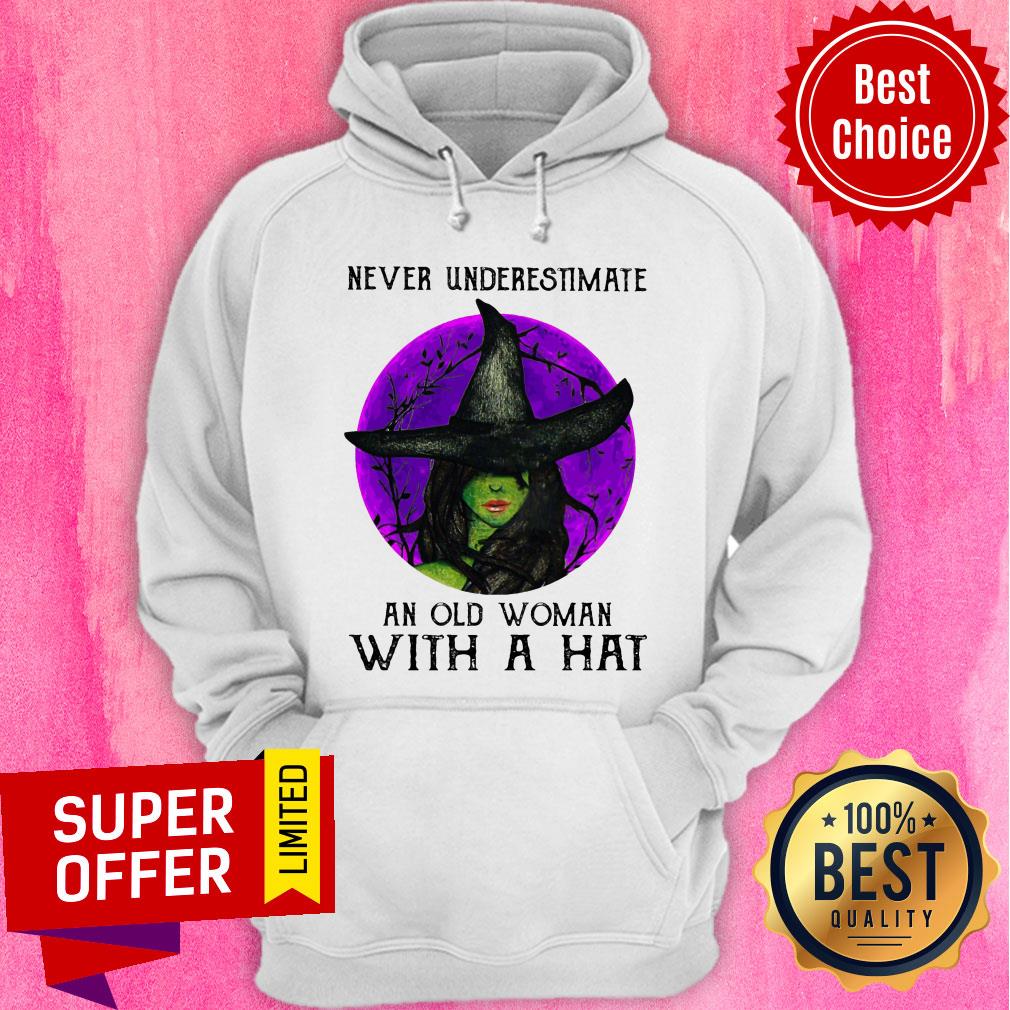 Witch Never Underestimate An Old Woman With Hat Shirt - Image 5