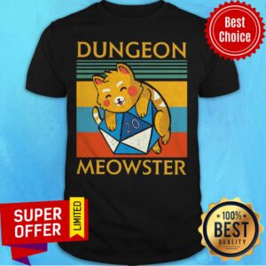 Top Dungeon Meowster Vintage Retro Shirt