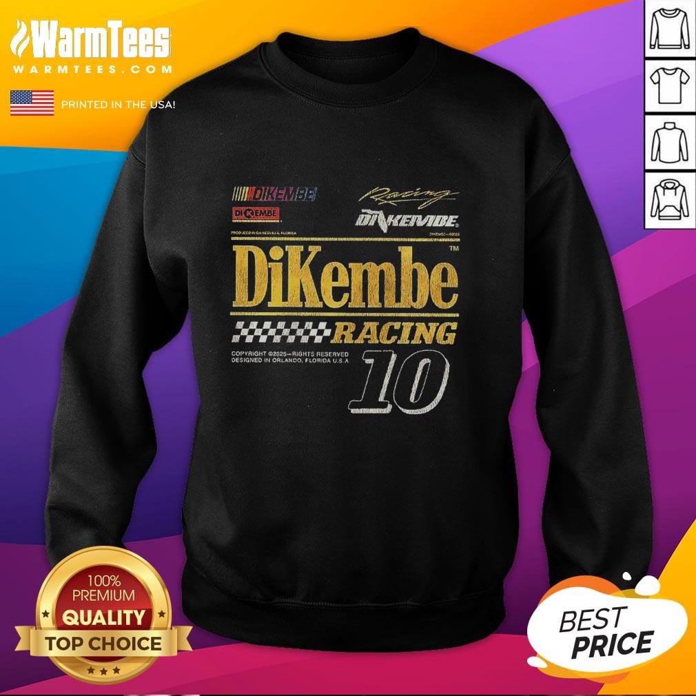 Official Dikembe Racing Number 10 Gainesville Orlando Florida T-Shirt - Image 5