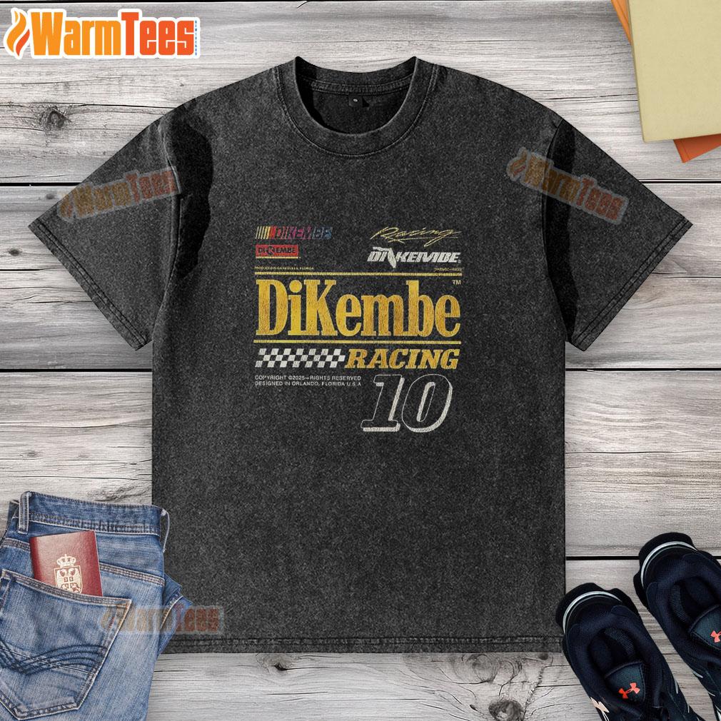 Official Dikembe Racing Number 10 Gainesville Orlando Florida T-Shirt - Image 6