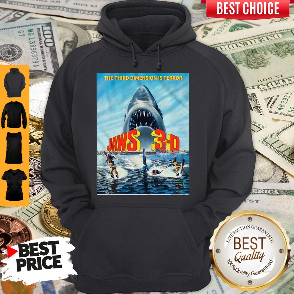 Official Movie Poster Jaws 3-D Shirt - Image 2