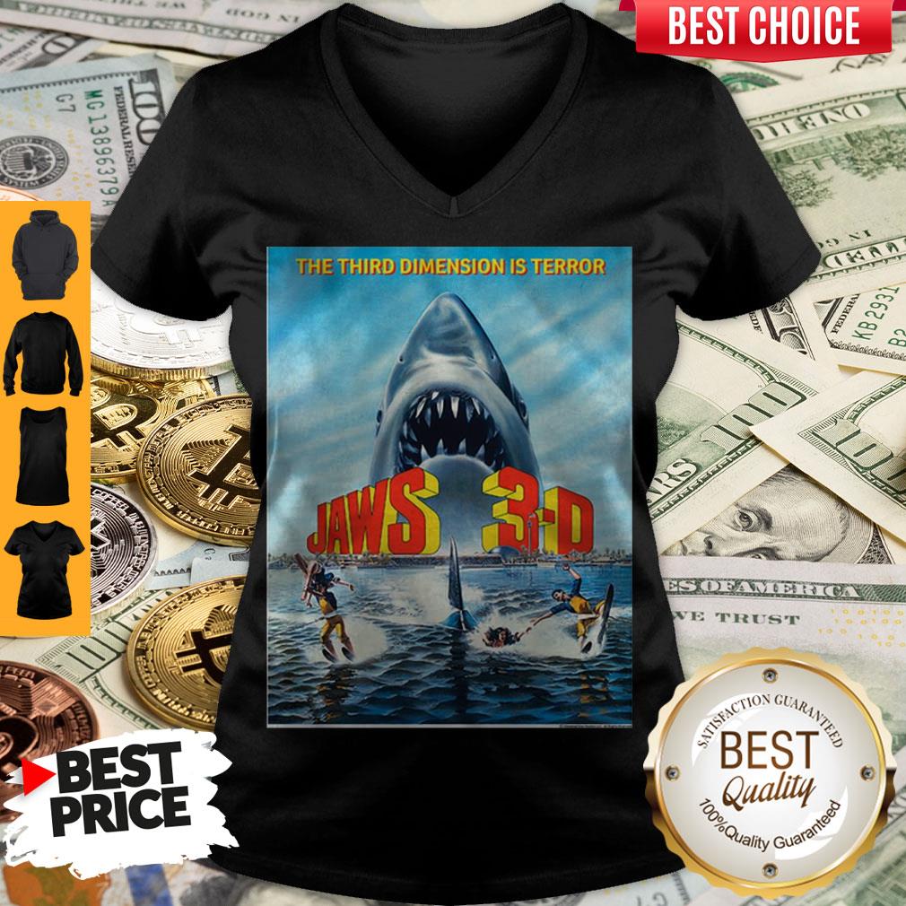 Official Movie Poster Jaws 3-D Shirt - Image 3