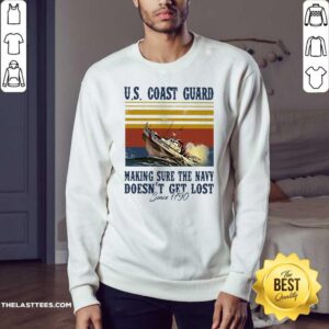 Alternative view of Top Coast Guard Making Sure The Way Don’t Get Lost Since 1790 Vintage Shirt