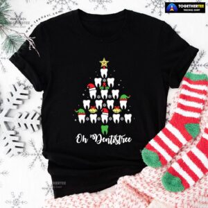 Oh Dentistree Funny Xmas Tree Dental Christmas T-Shirt