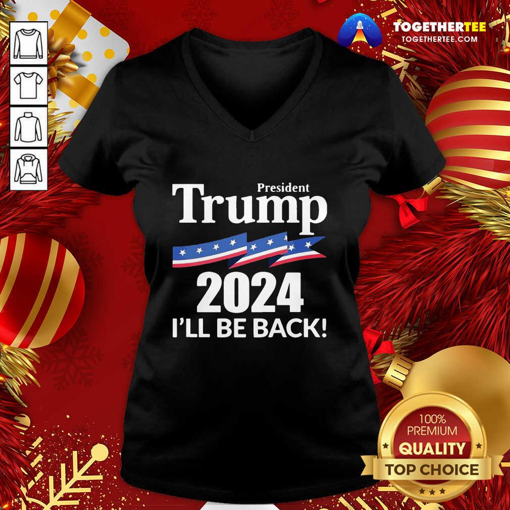 Official President Trump 2024 I’ll Be Back Shirt - Image 2