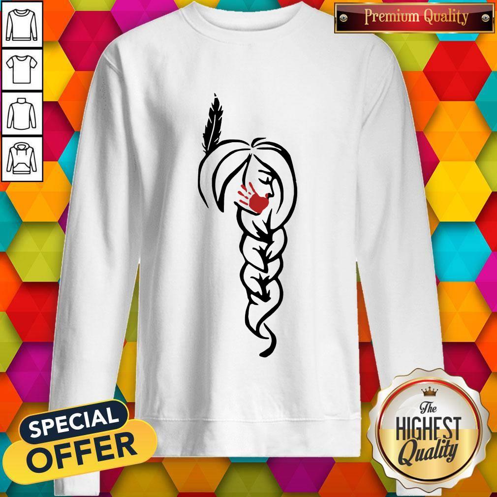 Native American Red Hand Shirt - Image 4