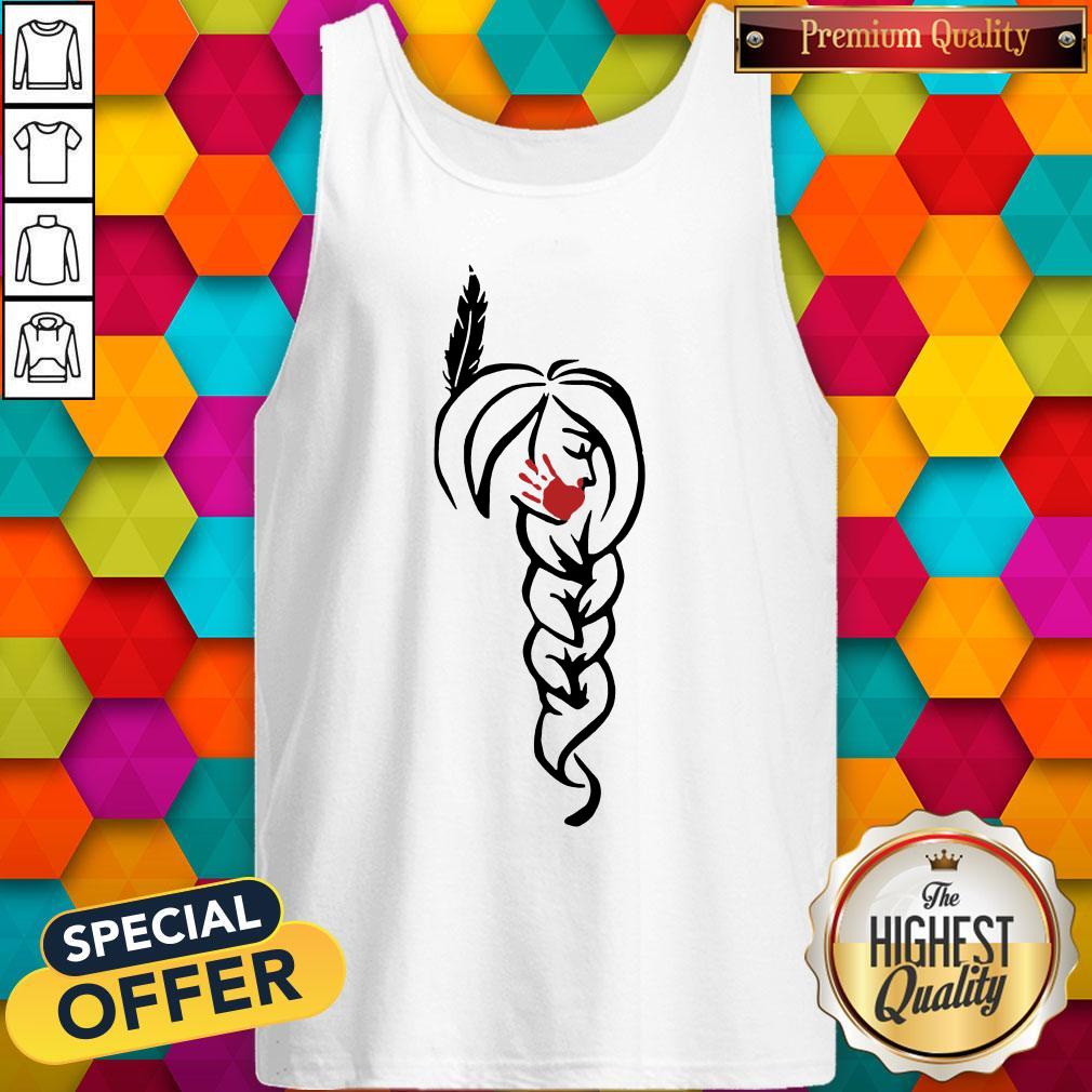 Native American Red Hand Shirt - Image 3