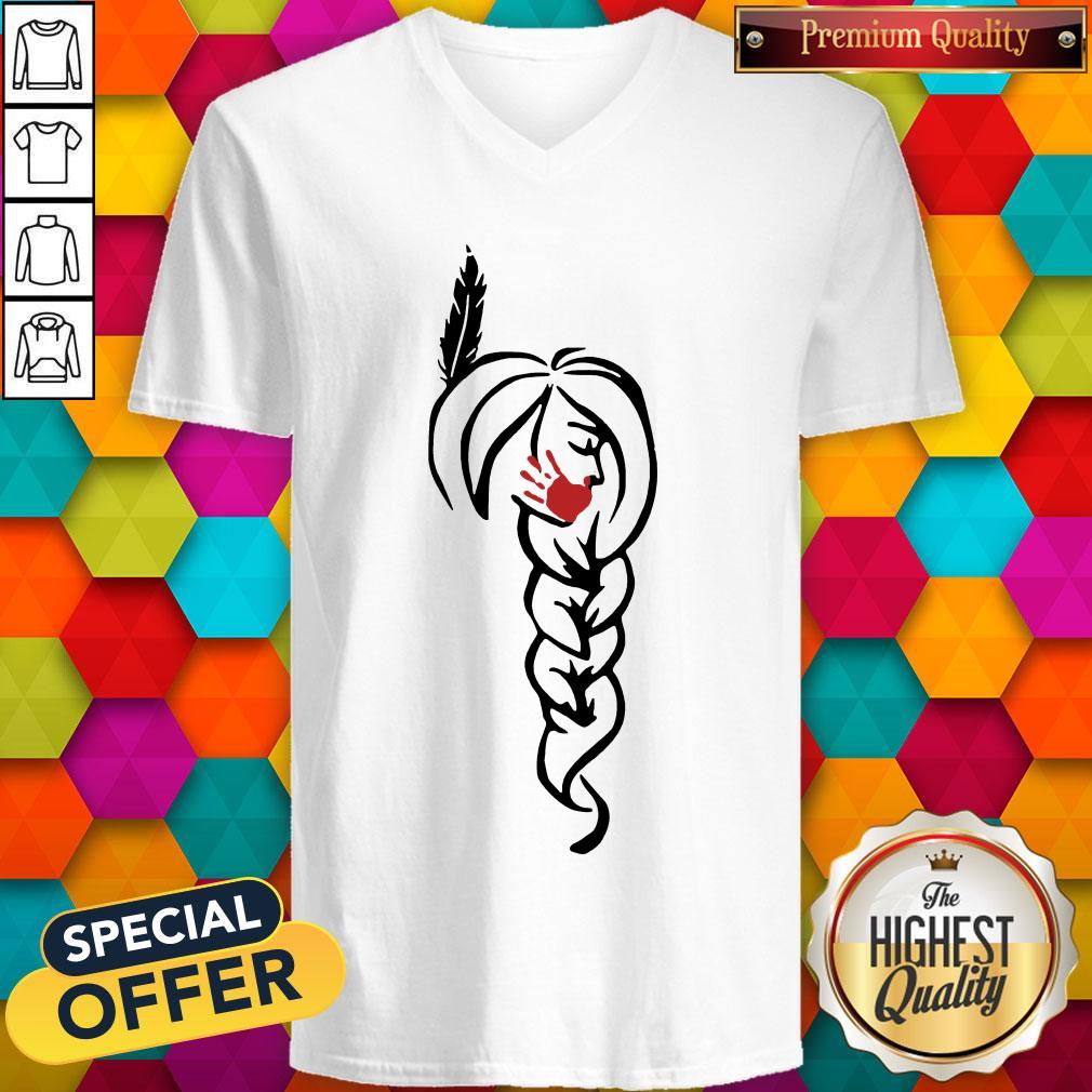 Native American Red Hand Shirt - Image 2