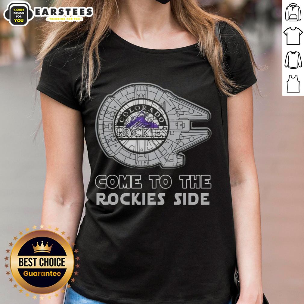 Good Star Wars Come To The Colorado Rockies Side T-Shirt - Image 3