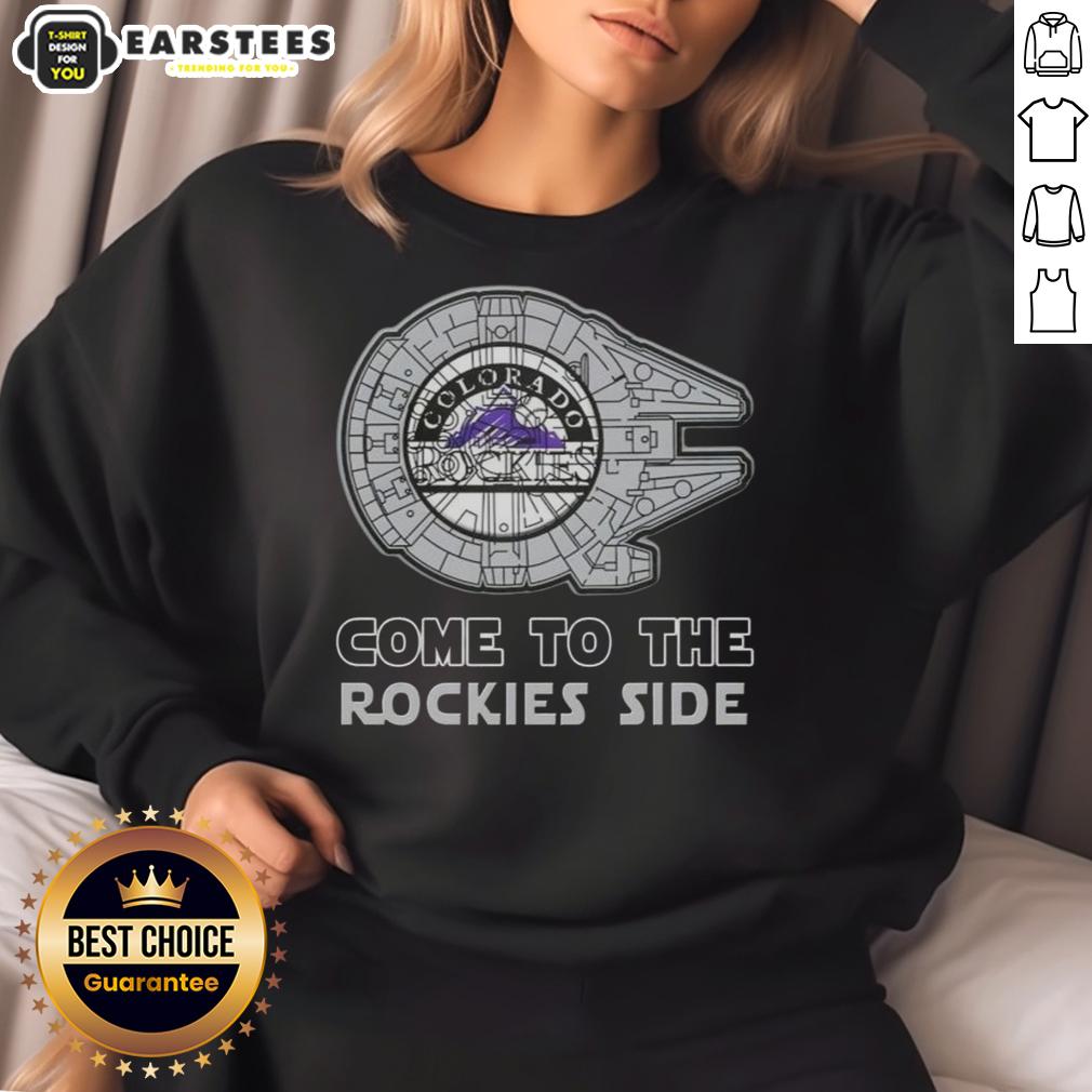 Good Star Wars Come To The Colorado Rockies Side T-Shirt - Image 5