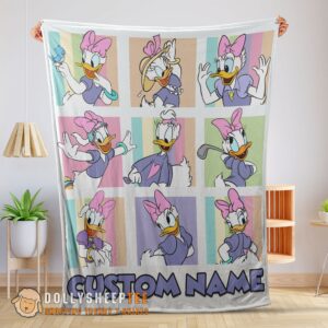 Perfect Disney Daisy Duck And Friends Daisy Duck Moods Blanket Customize Blanket