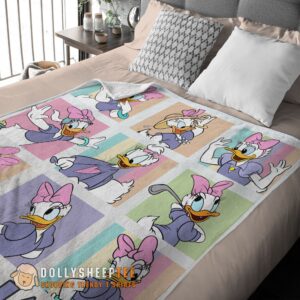 Alternative view of Perfect Disney Daisy Duck And Friends Daisy Duck Moods Blanket Customize Blanket