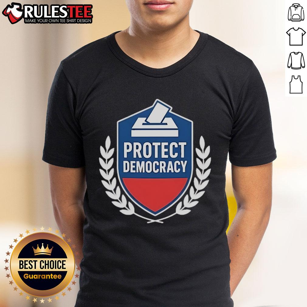 Top Anti Maga Protect Democracy T-Shirt