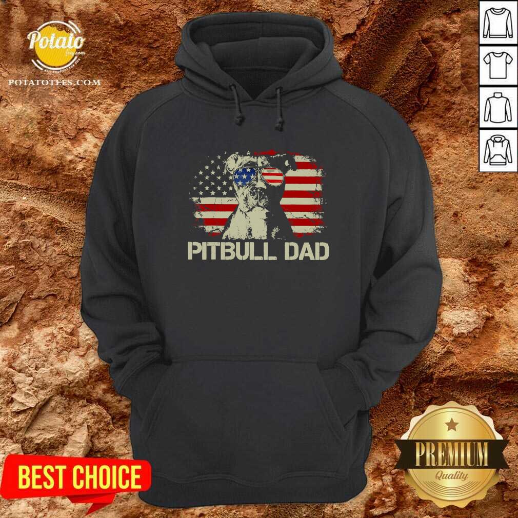 Pitbull Dad 4th Of July Shirt - Image 5