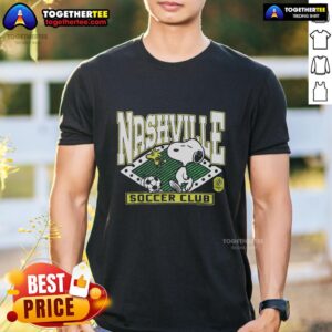 Awesome Peanuts Snoopy X Nashville SC T-Shirt