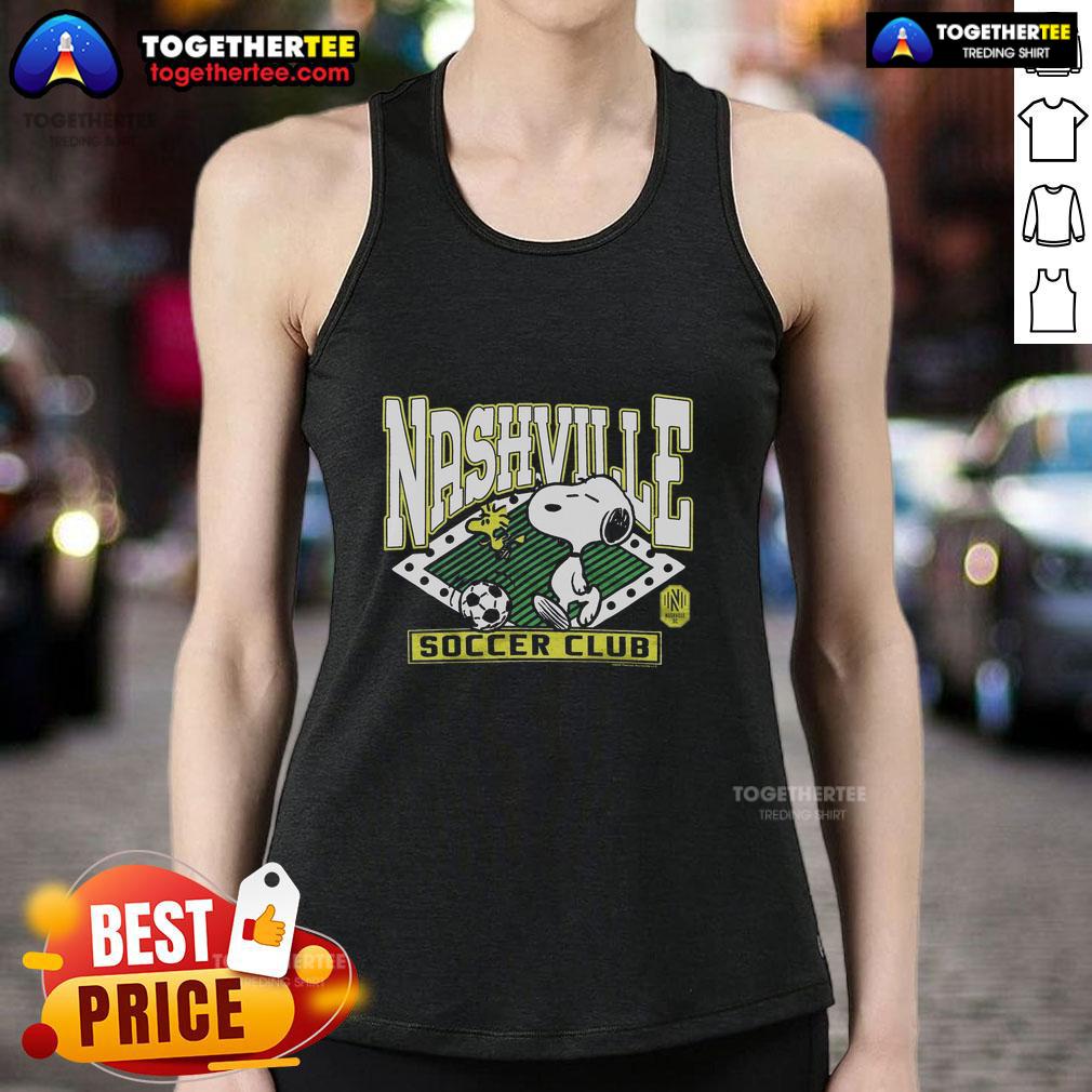Awesome Peanuts Snoopy X Nashville SC T-Shirt - Image 4