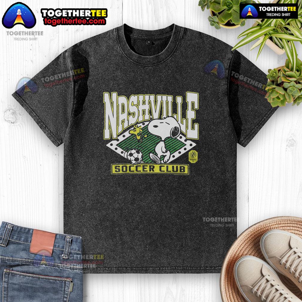 Awesome Peanuts Snoopy X Nashville SC T-Shirt - Image 6
