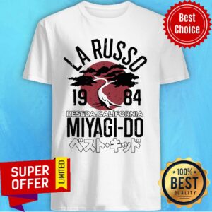 Nice Karate Kid Larusso 1984 Reseda California Miyagi Do Adult Shirt
