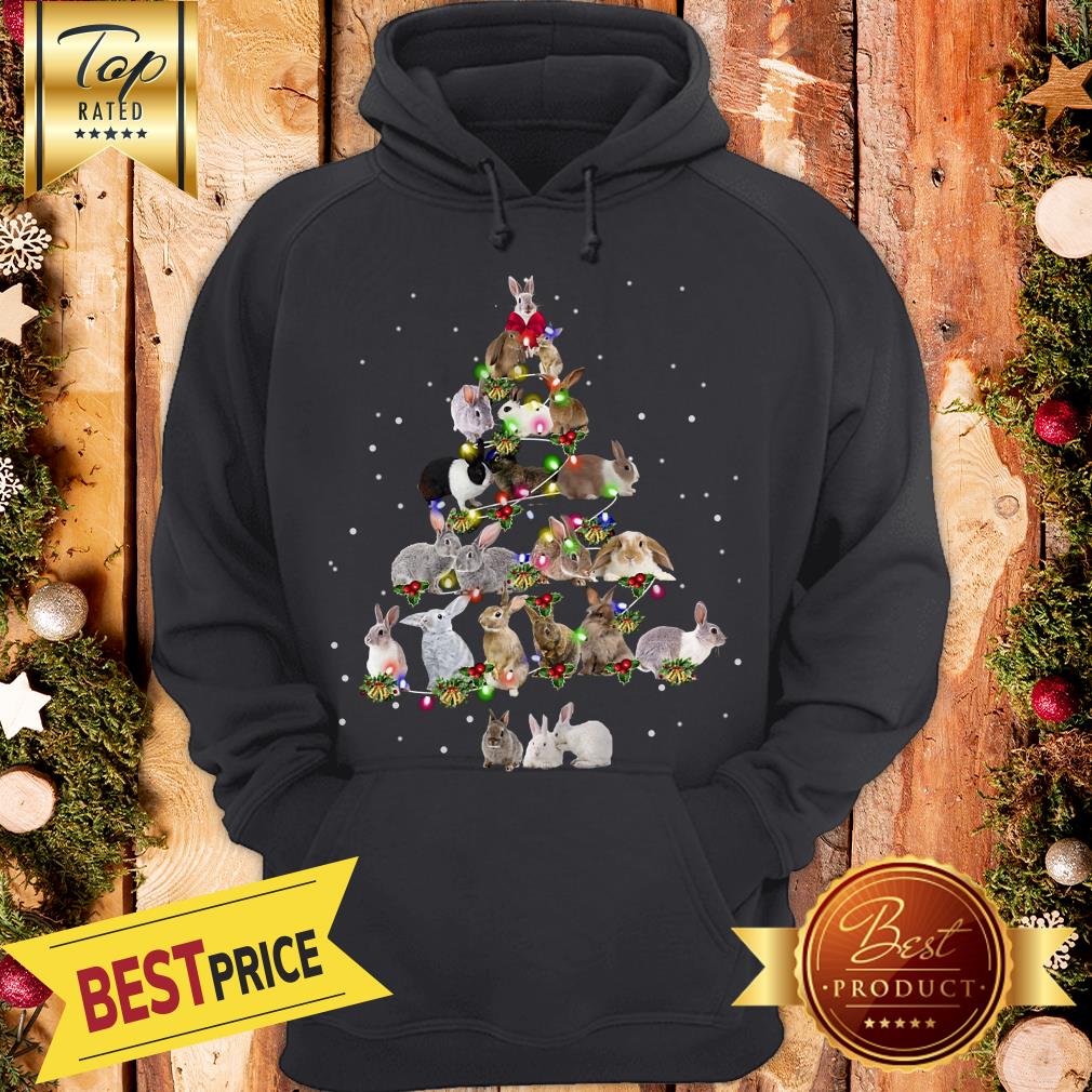Lovely Rabbit Bunny Christmas Tree Gifts Xmas Costume Shirt - Image 5
