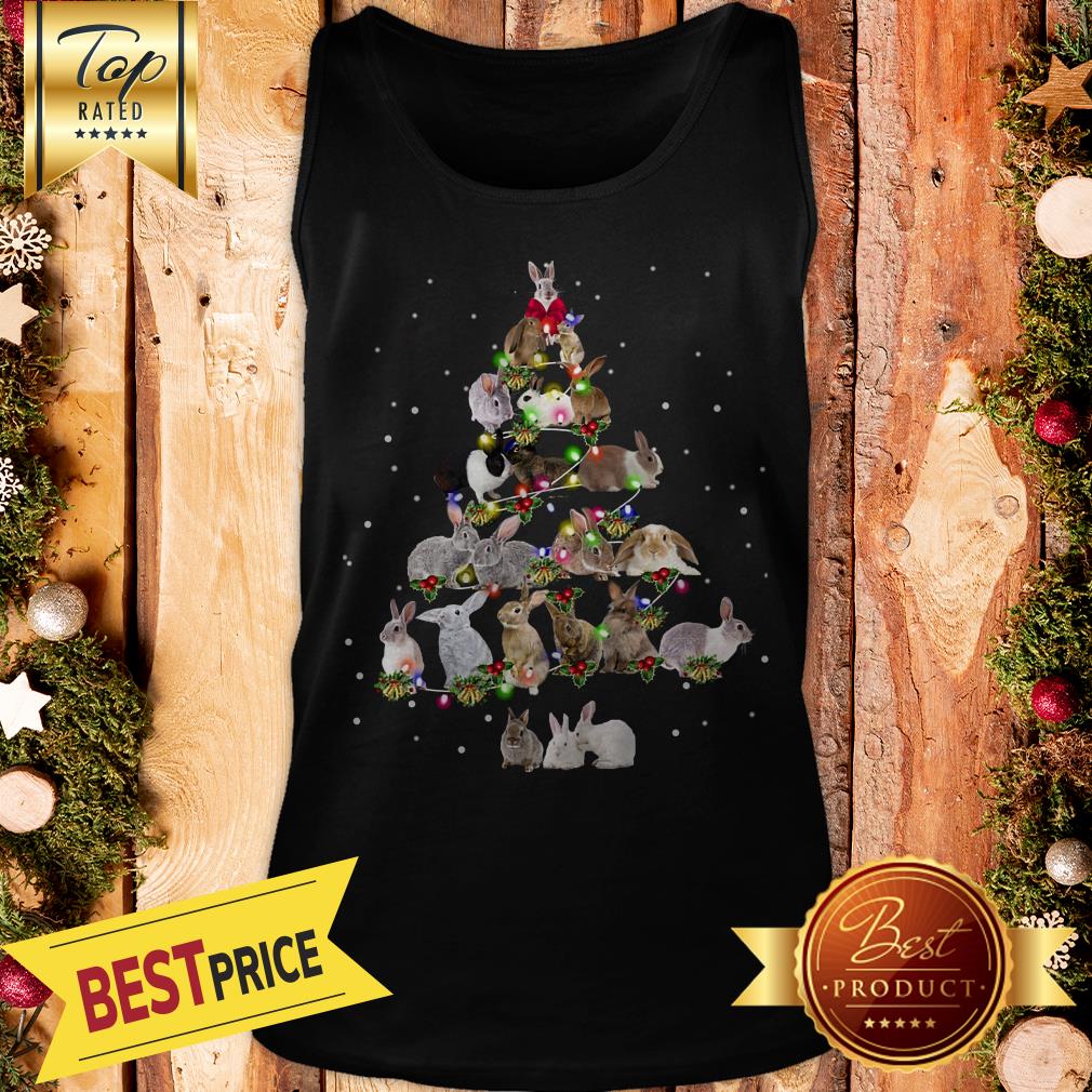Lovely Rabbit Bunny Christmas Tree Gifts Xmas Costume Shirt - Image 3