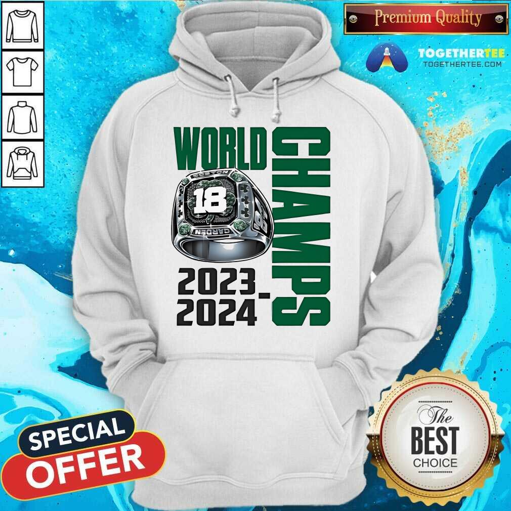 Pretty Derrick White 18 Boston Carden World Champs 2023-2024 T-Shirt - Image 5