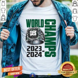 Pretty Derrick White 18 Boston Carden World Champs 2023-2024 T-Shirt