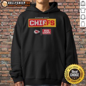 Alternative view of Hot Bud Light Kansas City Chiefs Team T-Shirt