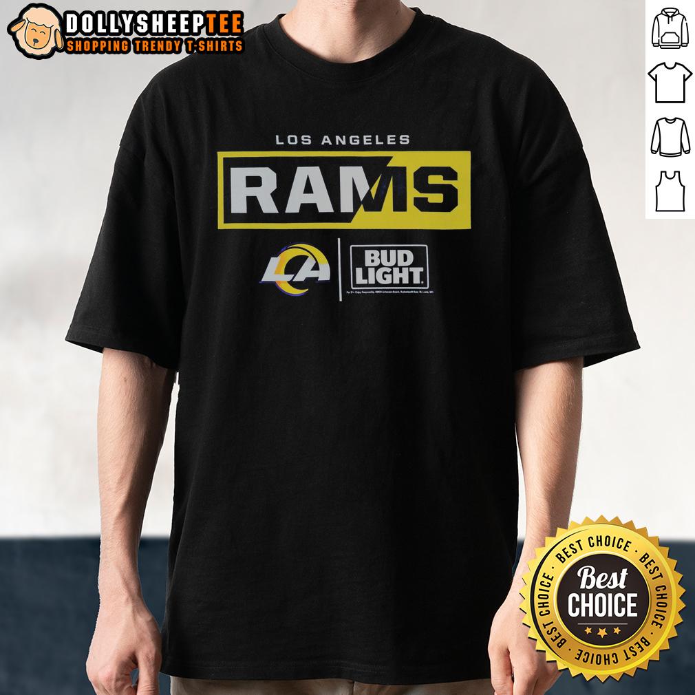 Hot Bud Light Los Angeles Rams Team T-Shirt