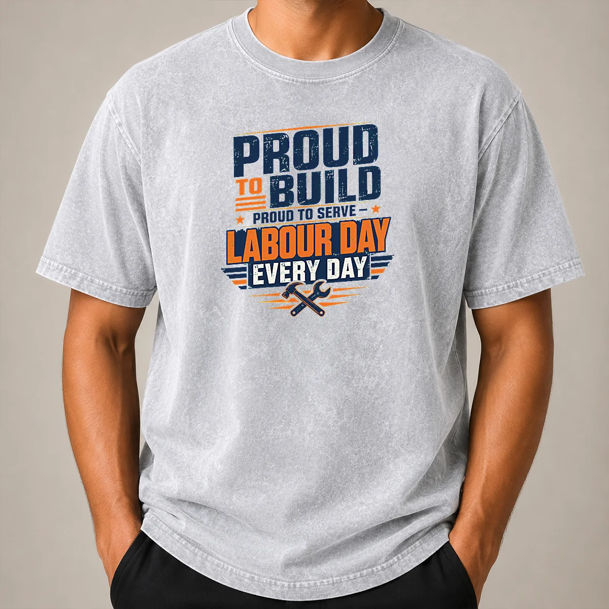 Nice Hot Labour Day Pride Typography For Hardworking Builders Shirt - Image 8