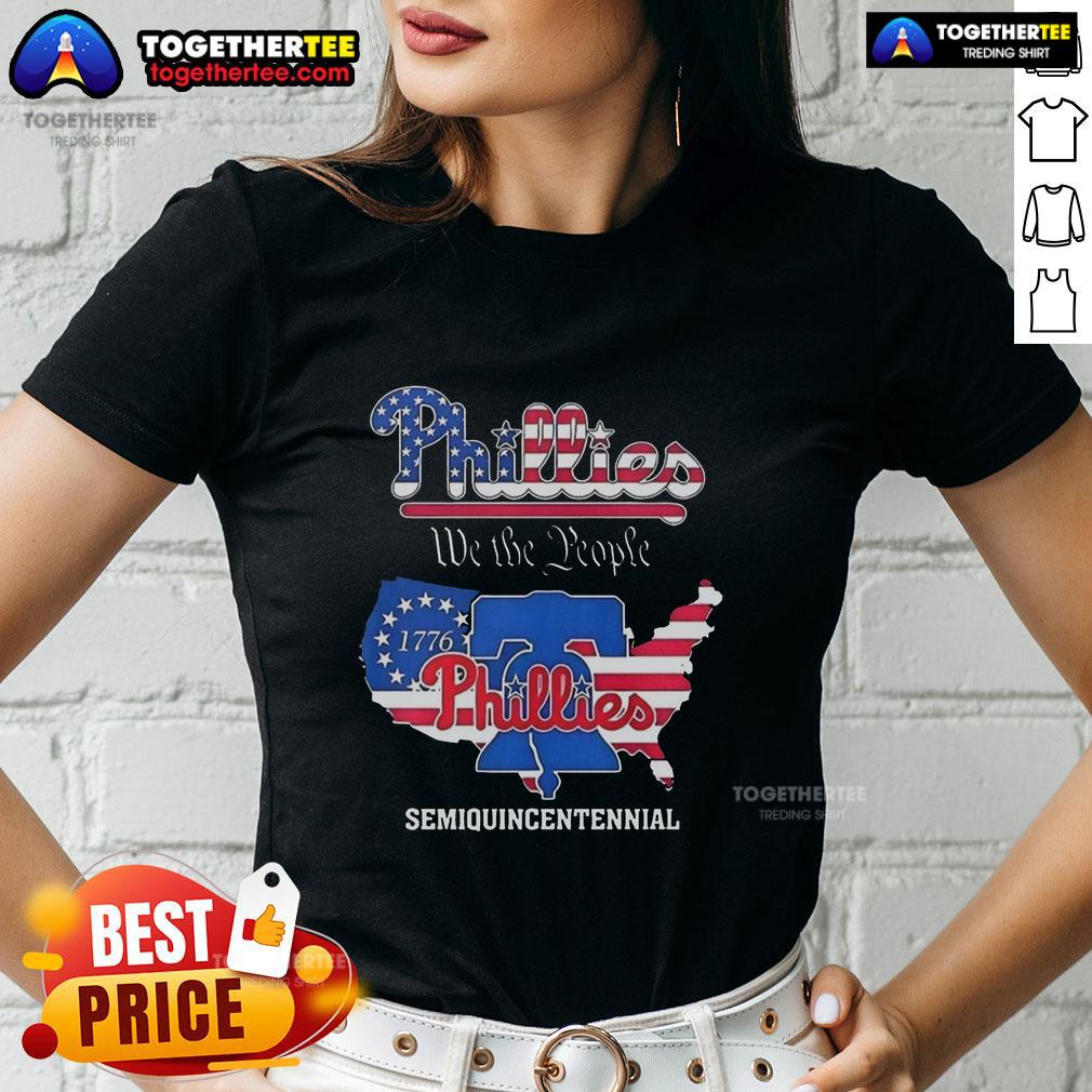Awesome Philadelphia Phillies We The People Semiquincentennial State Map T-Shirt - Image 3