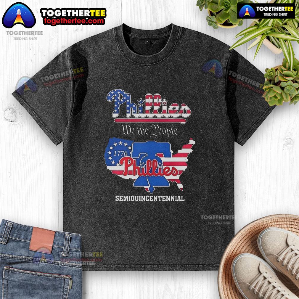 Awesome Philadelphia Phillies We The People Semiquincentennial State Map T-Shirt - Image 6