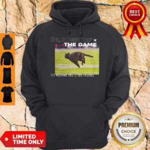 Alternative view of Players Of The Game Black Cat 117 Rushing YDS 12 TDS 19 Lives Shirt