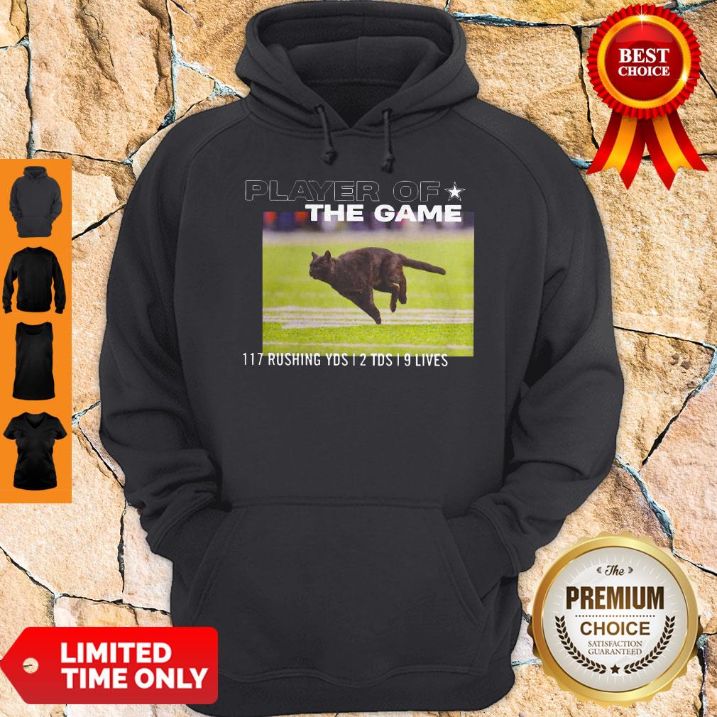 Players Of The Game Black Cat 117 Rushing YDS 12 TDS 19 Lives Shirt - Image 2
