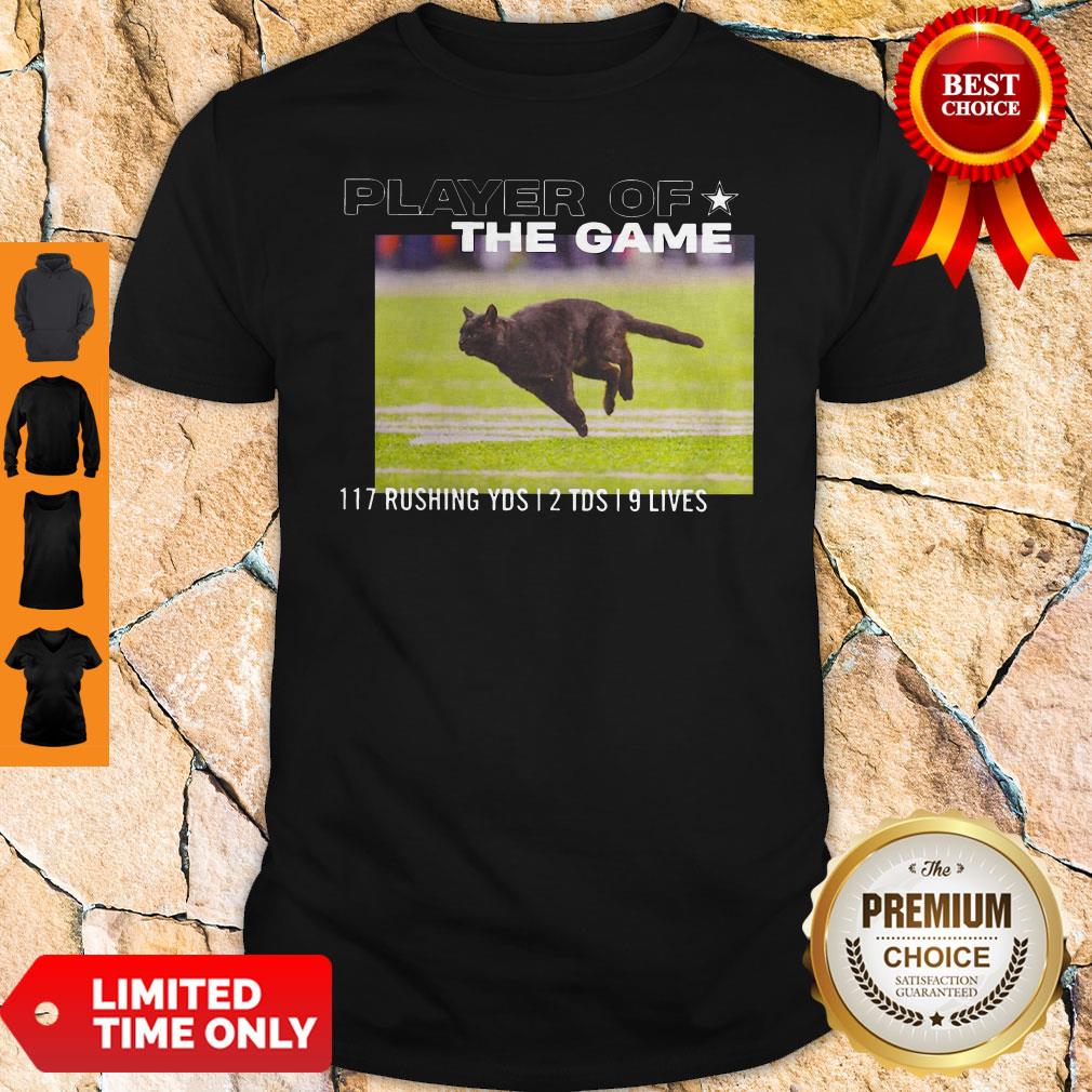 Players Of The Game Black Cat 117 Rushing YDS 12 TDS 19 Lives Shirt