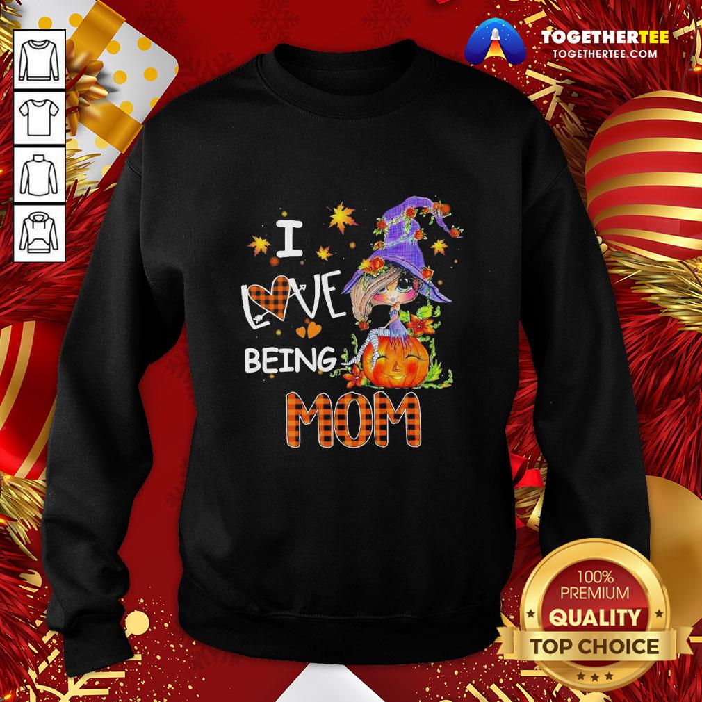 Awesome I Love Being Mom Fall Shirt - Image 4