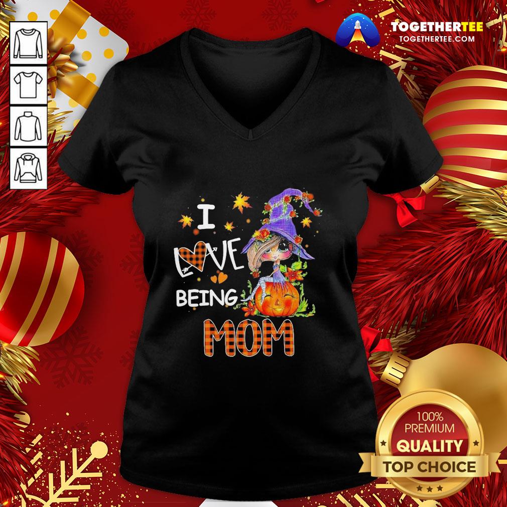 Awesome I Love Being Mom Fall Shirt - Image 2
