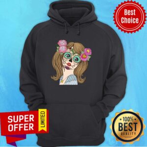Alternative view of Sugar Skull Girl Day Of The Death Muertos Shirt