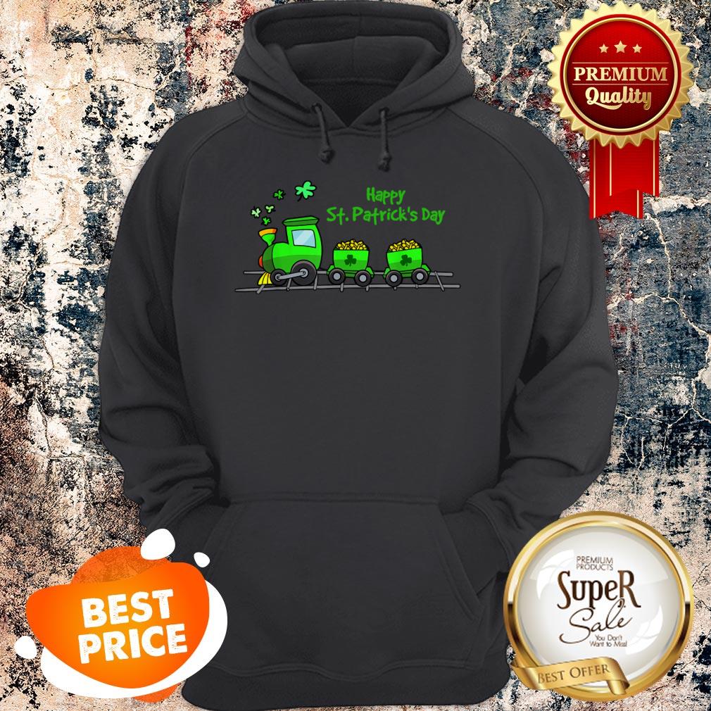 Nice Irish St Patricks Day Holiday Train Boys & Girls Shirt - Image 5