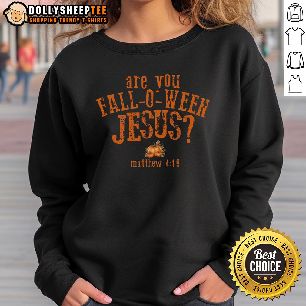 Awesome Are You Fall-O-Ween Jesus T-Shirt - Image 4