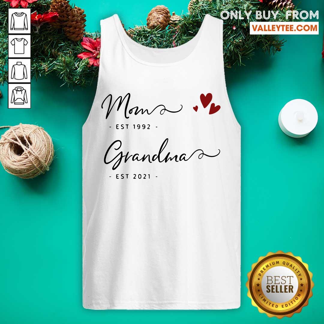 Mom Est 1992 Grandma Est 2021 Shirt - Image 4
