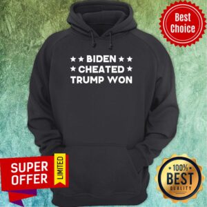 Alternative view of Top Biden Cheated Trump Won Not My President Joe Biden Stars Shirt