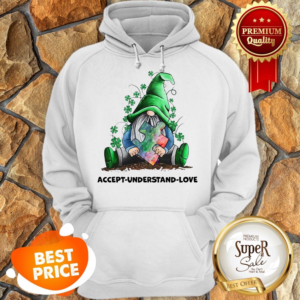 Nice Gnomes Autism Awareness St Patrick’s Day Accept Understand Love Shirt - Image 5